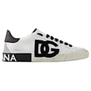 Sneakers Portofino - Dolce&Gabbana - Pelle - Nera/White - Dolce & Gabbana