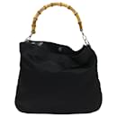 1980s Black Vintage Gucci Bamboo Top Handle Bags Leather ref.591691 - Joli  Closet