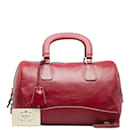 Prada Leather Mini Boston Bag Leather Handbag B11074 in Good condition