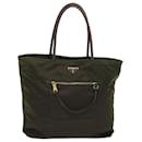 PRADA Tote Bag Nylon Green Auth bs6617 - Prada