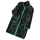 9K$ Black Lesage Tweed Coat - Chanel