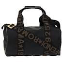 FENDI Sac Boston Nylon 2façon Black Auth 46161 - Fendi