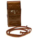 LOUIS VUITTON Monogramm Vernis Zigarettenetui Bronze M91156 LV Auth 46537 - Louis Vuitton