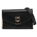 Celine Black C Bag Wallet On Chain - Céline
