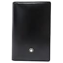 NEW MONTBLANC WALLET BUSINESS CARD HOLDER 30304 BLACK LEATHER WALLET - Montblanc