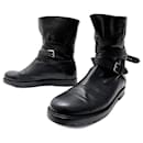 DIOR SHOES COMBAT ANKLE BOOTS WITH HEDI SLIMANE STRAPS 43.5 BOOTS SHOES - Dior