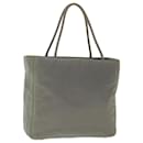 PRADA Hand Bag Nylon Gray Auth ar9823 - Prada