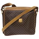 CELINE Macadam Canvas Shoulder Bag PVC Leather Brown Auth ar9883b - Céline