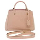 Borsa LOUIS VUITTON Monogram Vernis Montaigne BB Rose Valerine M50404 auth 47210 - Louis Vuitton