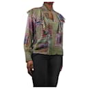 Multicolored printed blouse - size UK 10 - Autre Marque