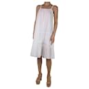 Weißes Slip-on-Kleid – Größe UK 10 - Autre Marque