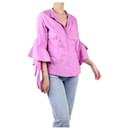 pink/lilac long-sleeved shirt  - size UK 12 - Autre Marque