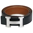 Black H belt - Hermès