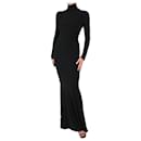 Black high-neck maxi dress - size S - Norma Kamali