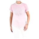 Pink embellished t-shirt - size UK 8 - Zadig & Voltaire