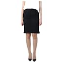 Black pencil knee-lenght skirt - size UK 10 - Balenciaga