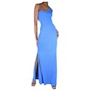 Blue crepe sleeveless maxi dress - size US 2 - Proenza Schouler