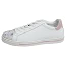 Zapatillas blancas brillantes - talla UE 39 - Rene Caovilla