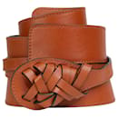 Brown leather waist belt - Ulla Johnson
