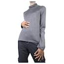 Grey roll-neck top - size M - The row