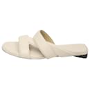 Sandálias com banda de couro creme - tamanho UE 39 - Bottega Veneta