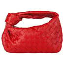 Rote Mini-Handtasche aus Intrecciato-Jodie-Leder - Bottega Veneta