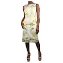 Multicolour floral print dress - size UK 12 - Erdem