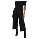 Black elasticated ribbed trousers - size XS - Vince