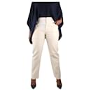 Pantalón color crema con bolsillos - talla FR 42 - Isabel Marant