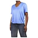 Blaues T-Shirt mit V-Ausschnitt – Größe M - Autre Marque