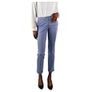 Blue low-waisted tailored trousers - size IT 38 - Etro