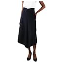 Blue asymmetric midi skirt - size UK 6 - Autre Marque