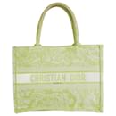 Green medium 2021 Dioriviera Toile De Jouy canvas book tote - Christian Dior