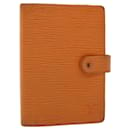 LOUIS VUITTON Epi Agenda PM Day Planner Cubierta Naranja R2005H LV Auth 47177 - Louis Vuitton