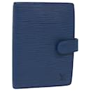 LOUIS VUITTON Epi Agenda PM Day Planner Capa Azul R20055 Autenticação de LV 47224 - Louis Vuitton