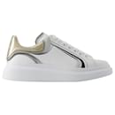 Baskets Oversize - Alexander Mcqueen - Cuir - Blanc/vanille