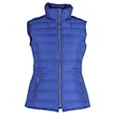 Burberry Puffer Vest in Blue Polyamide