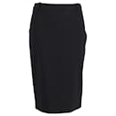 Michael Kors Pencil Skirt in Black Lana Vergine