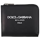 Logo-Geldbörse – Dolce&Gabbana – Leder – Grün - Dolce & Gabbana