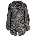 Stella McCartney Kimono Sleeves Coat in Grey Cotton Wool - Stella Mc Cartney