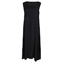 Dolce & Gabbana Sleeveless Midi Dress in Black Viscose