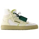 3.0 Tênis Off Court - Off White - Couro - Branco Creme