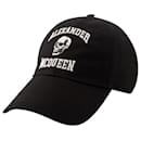 Gorra Varsity Skull - Alexander Mcqueen - Algodón - Negro/Marfil