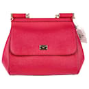 Dolce & Gabbana Medium Sicily Bag in Pink Leather