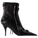 Cagole Bootie H90 Boots - Balenciaga - Leather - Black
