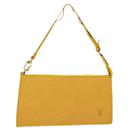 LOUIS VUITTON Epi Pochette Accessoires Pouch Yellow M52989 LV Auth 47355 - Louis Vuitton