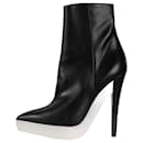 Botines negros con punta en punta - talla UE 37.5 - Stella Mc Cartney