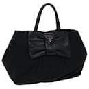 PRADA Hand Bag Nylon Black Auth bs6744 - Prada