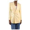 Yellow double-breasted blazer - size IT 36 - Autre Marque