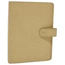 LOUIS VUITTON Epi Agenda MM Tagesplaner Cover Cream LV Auth 47178 - Louis Vuitton